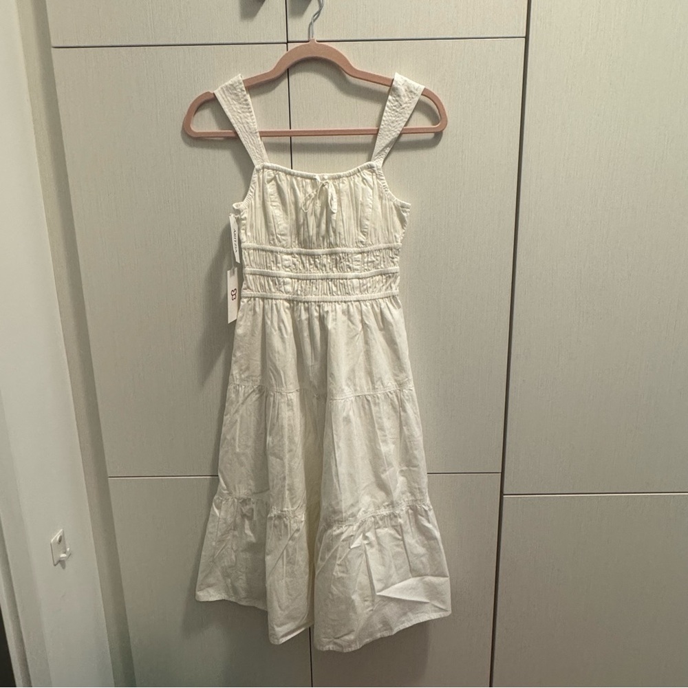 Aritzia Martine Poplin Midi Dress